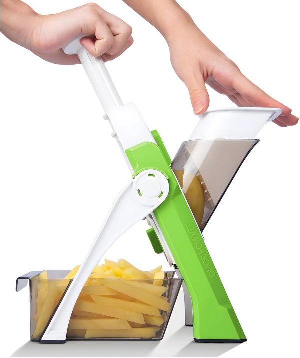 4 In 1 Vegetable Cutter Chopper Adjustable Multi-function Drum Cutter Vertical Vegetable Cutter Kitchen Shredder Grater Artifact