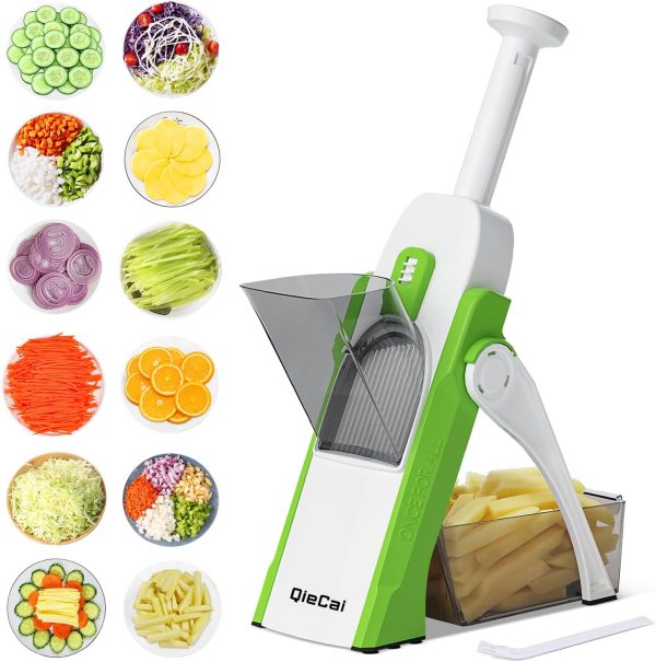 4 In 1 Vegetable Cutter Chopper Adjustable Multi-function Drum Cutter Vertical Vegetable Cutter Kitchen Shredder Grater Artifact